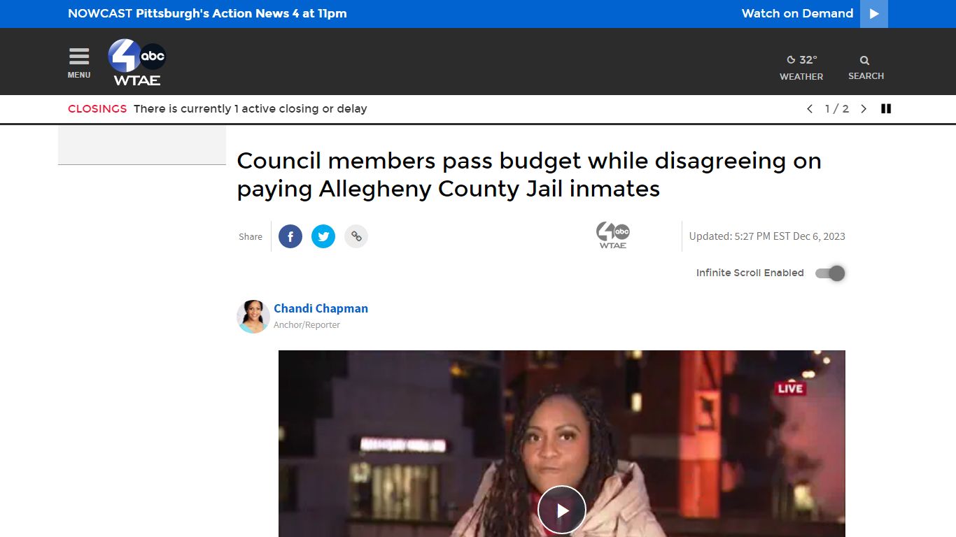 Pay for Allegheny County Jail inmates in new budget